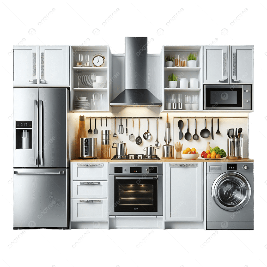 pngtree modern kitchen appliances png image 16343626